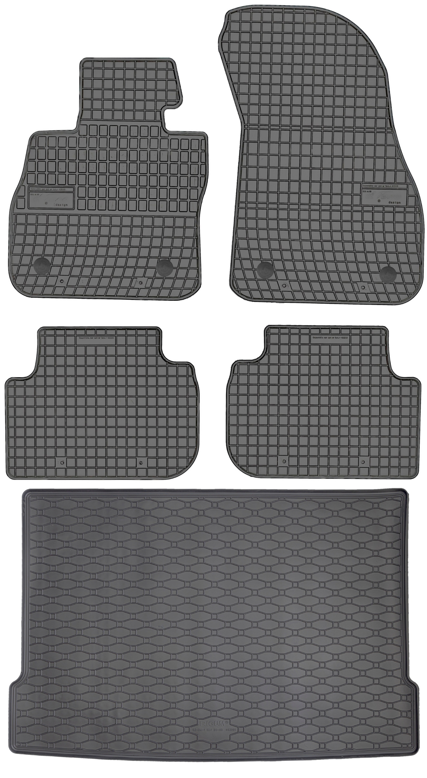 Bmw 1 F40 Hatchback 2019-2024 Sada rohoží koberčeky