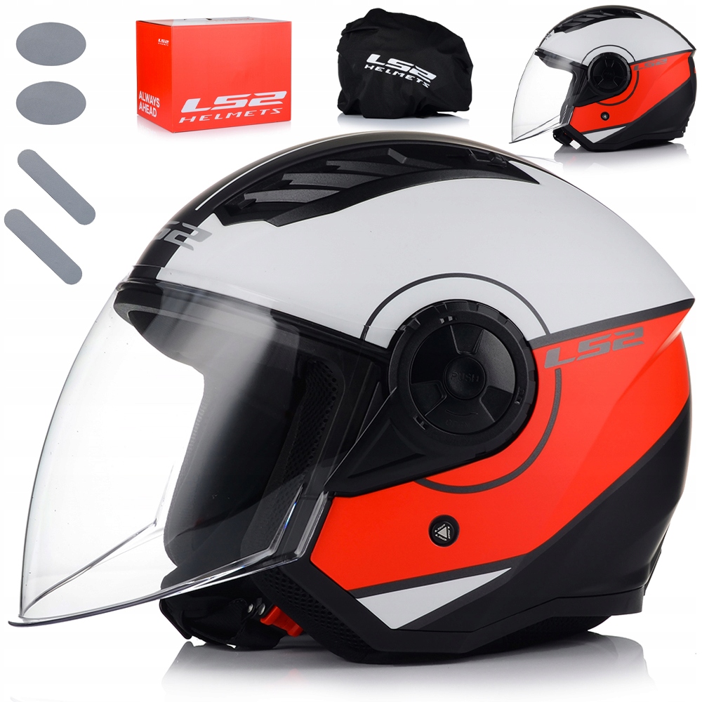 Otvorená Motocyklová Prilba LS2 OF616 Airflow II Cover Ľahká Na Skúter Chopper