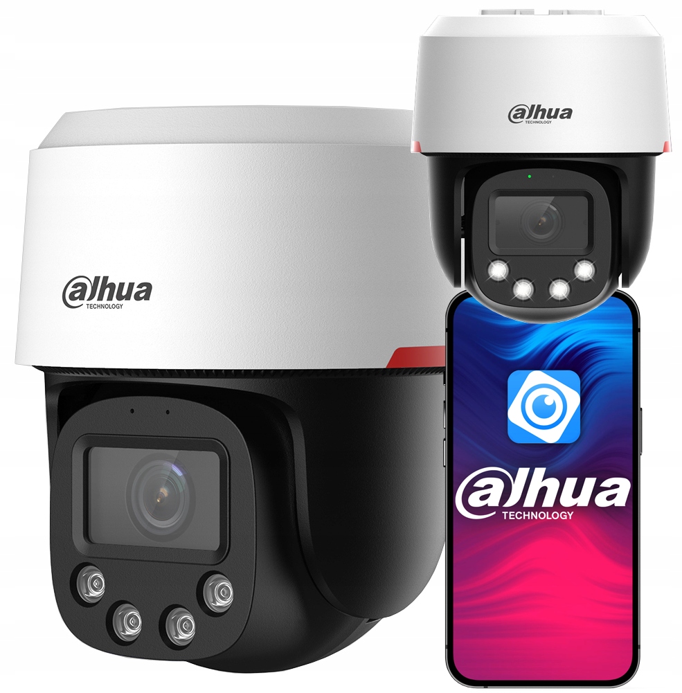 Otočná kamera 4MPx 2K+ WizColor Dahua SD2C400NA-B-PV-PRO Analytika Ai