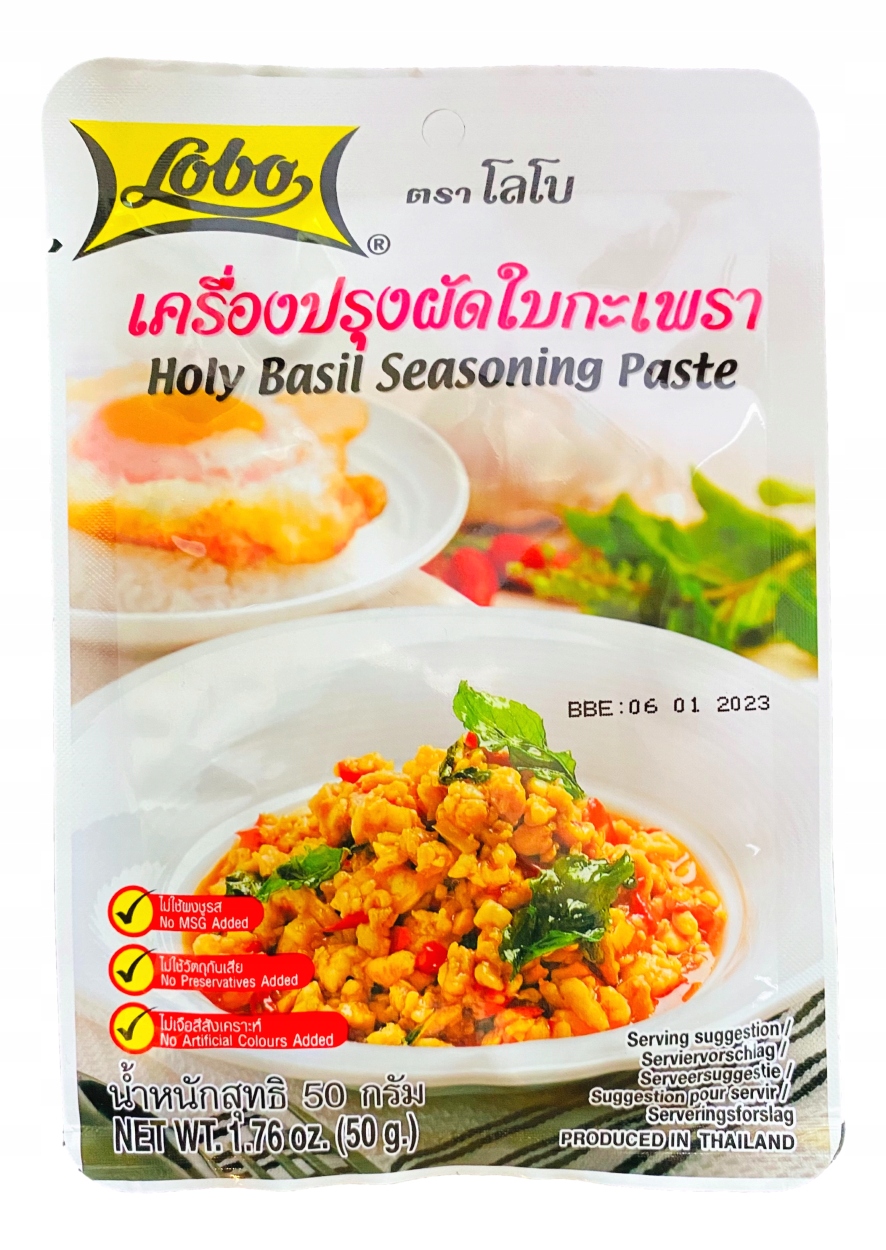 

Pasta z tajskiej bazylii Holy Basil 50g