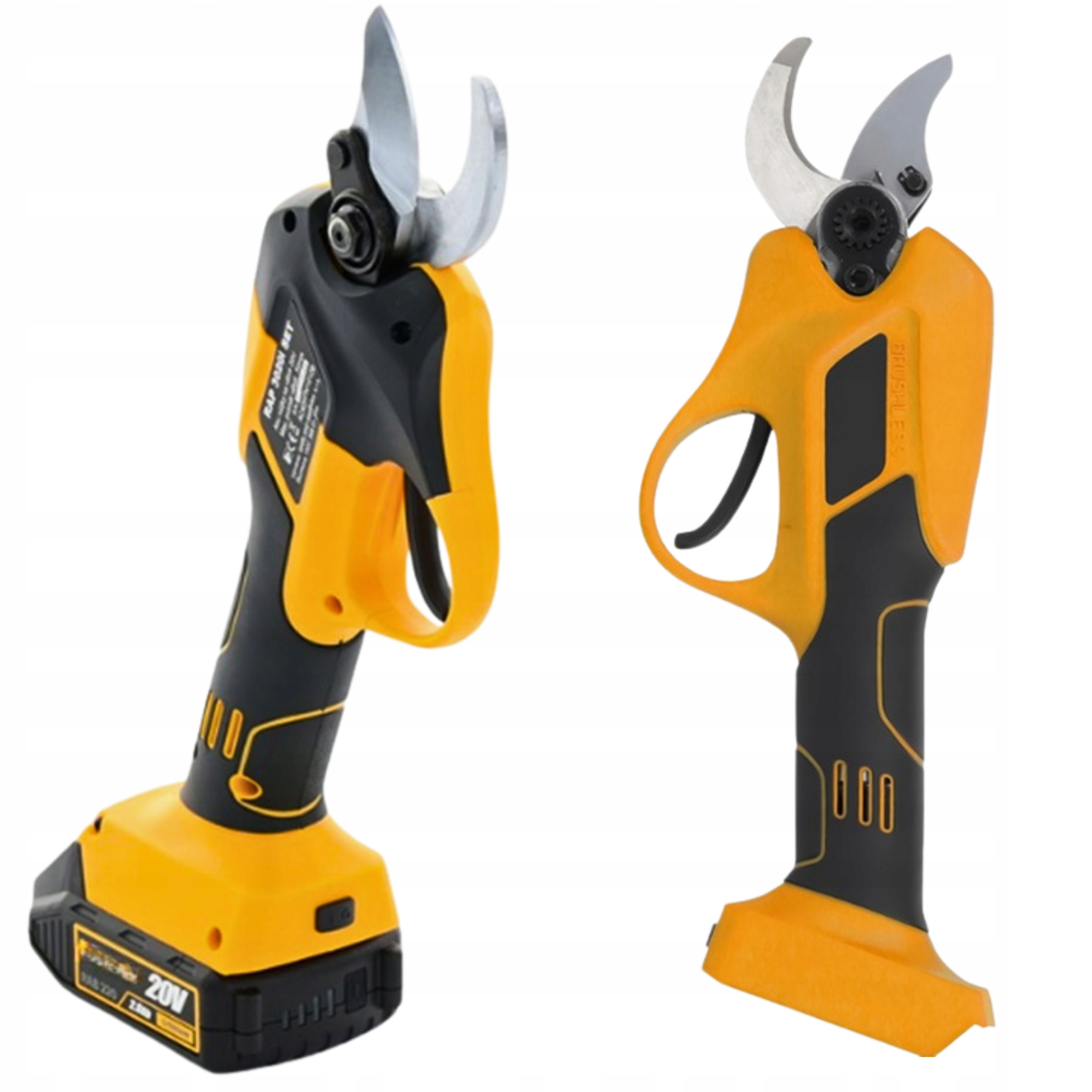 Akumulátorové nožnice s bezuhlíkovým motorom 2Ah Rap 3020i Set pre vetvy 20V