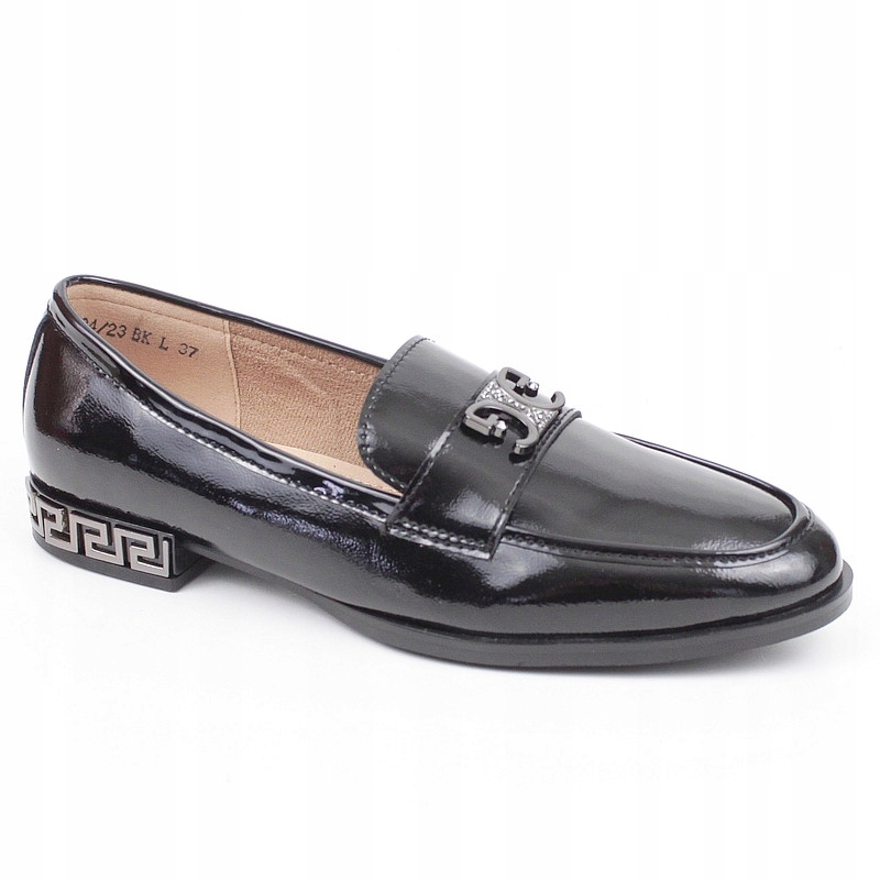 Filippo DP4684 Lordsy Černý Lak Kůže vel. 40