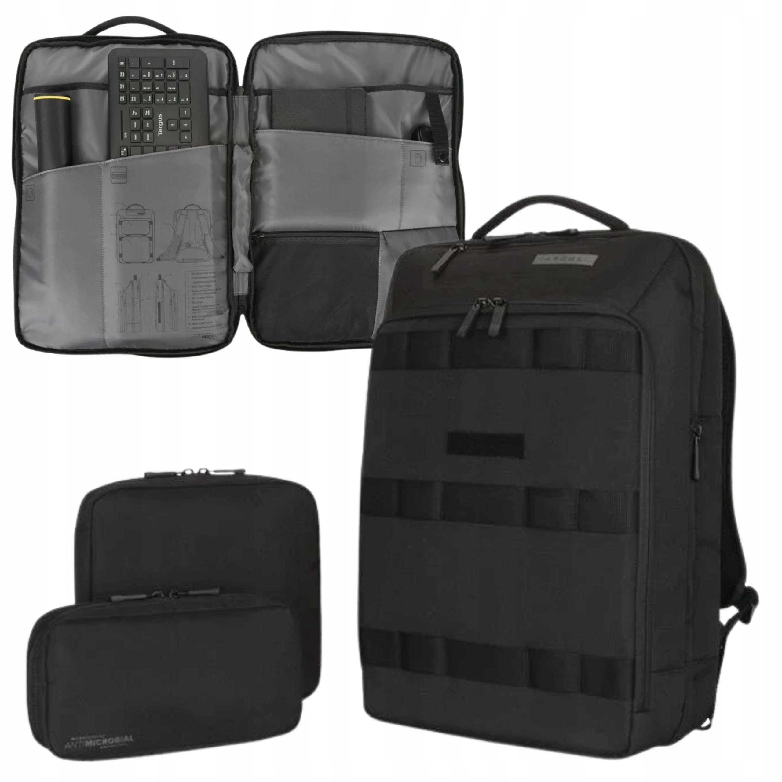 Batoh na notebook 15,6" 17.3" 2Office Targus do letadla