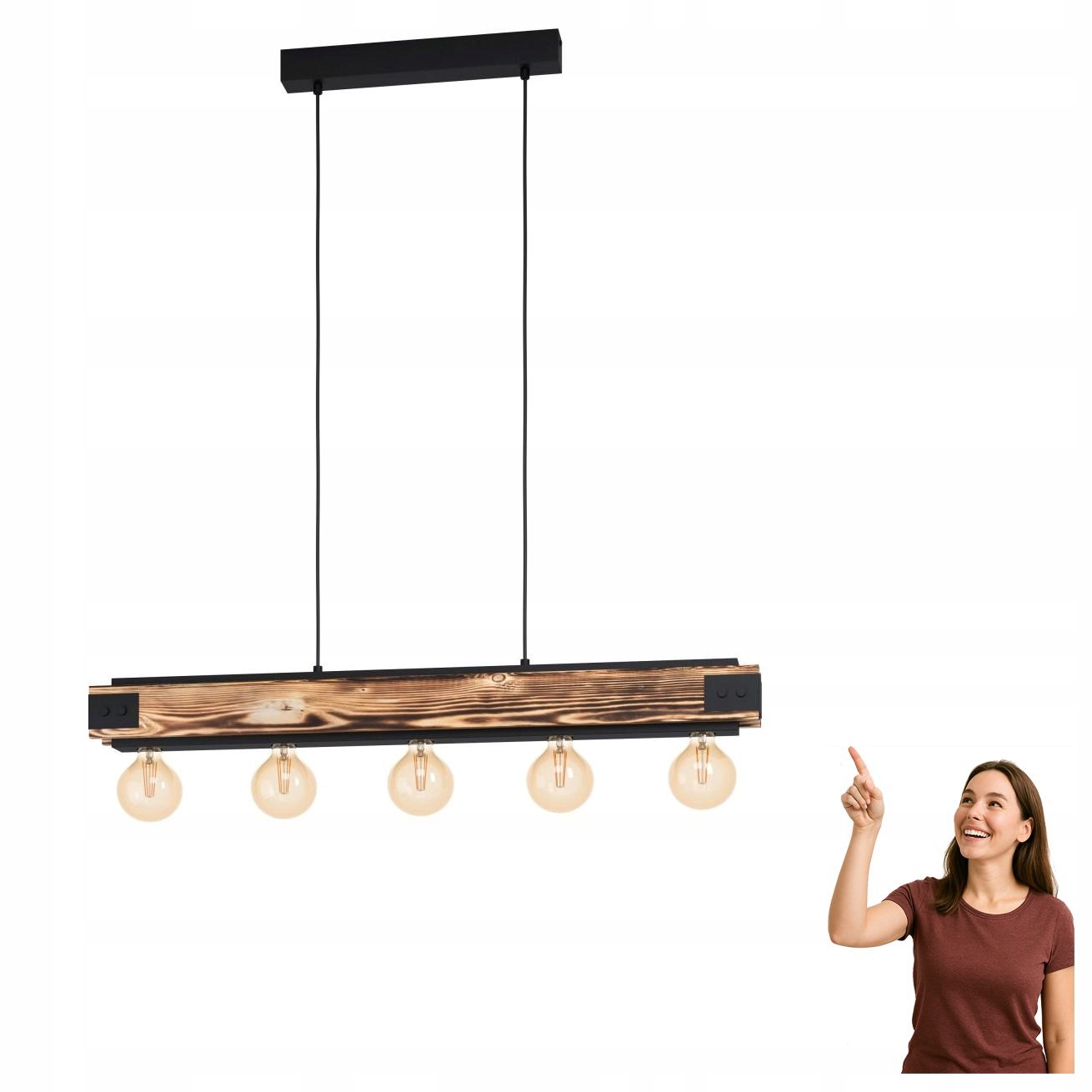 Závesná lampa Layham 43468 Eglo