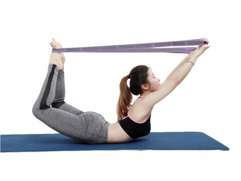 ELASTYCZNY PASEK OPASKA DO JOGI ĆWICZEŃ YOGA Y17 Model Y17 ELASTYCZNY PASEK DO JOGI