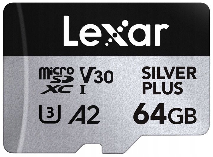 MicroSD karta Lexar Silver Plus 64 Gb