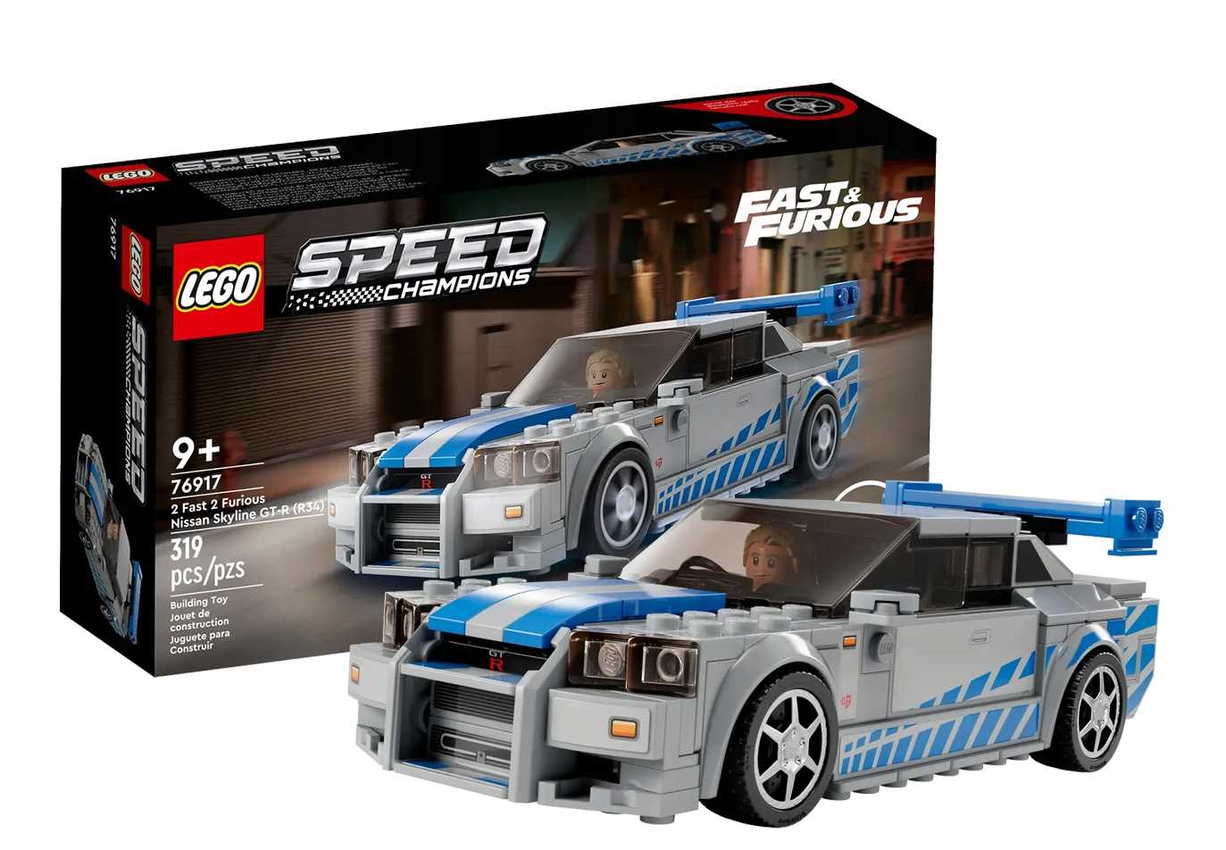 LEGO Speed Champions Nissan Skyline GT-R (R34) „Za szybcy, za wściekli”