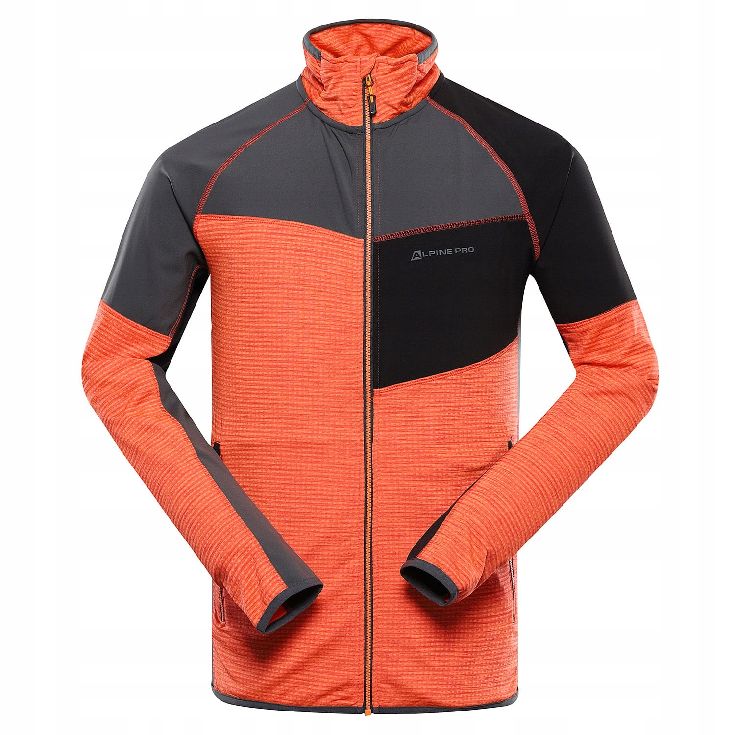 Męska bluza sportowa turystyczna Alpine Pro Onnec 2 k.pomarańczowy r.4XL