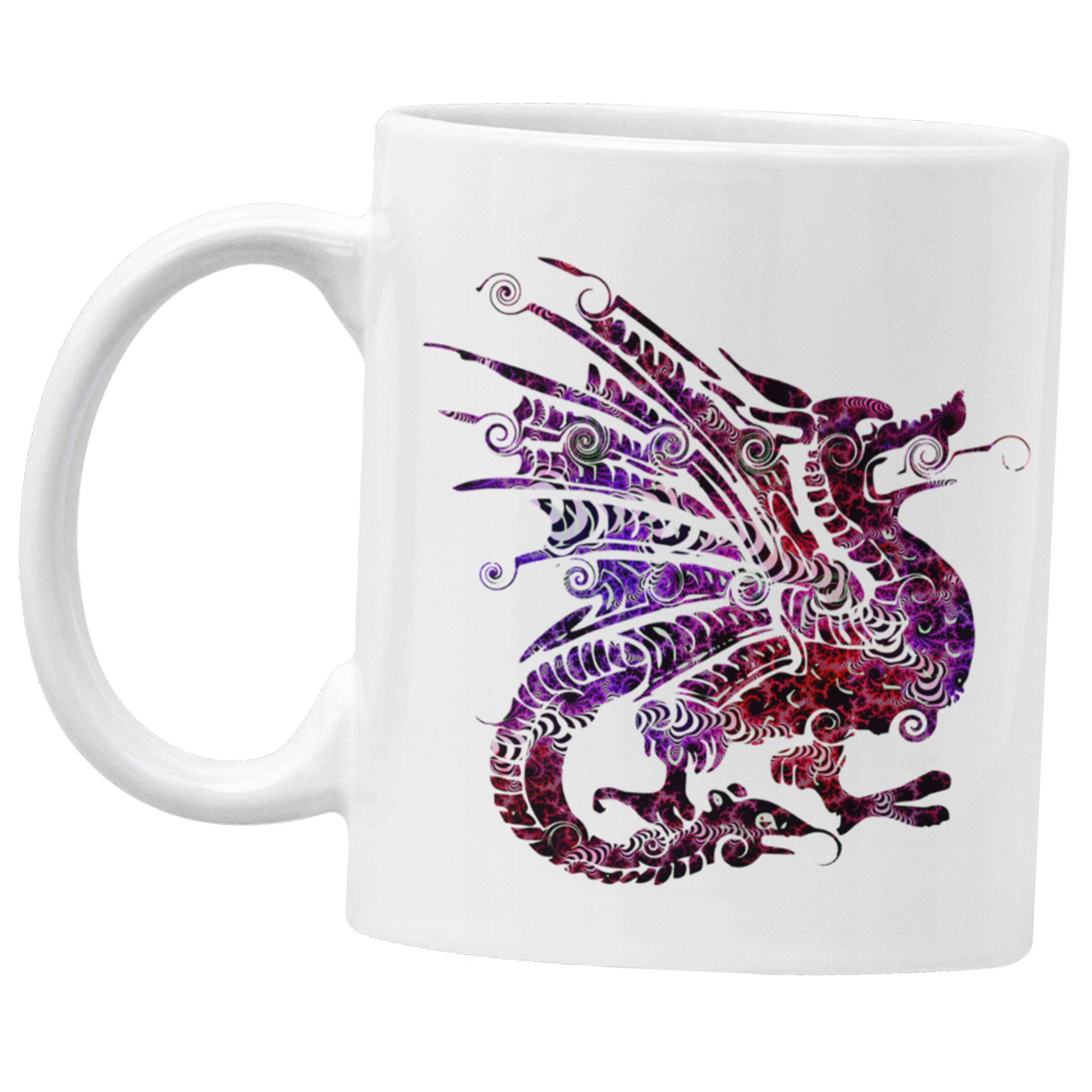 

Kubek Smok ze smokiem smoki kolorowy chiński smok