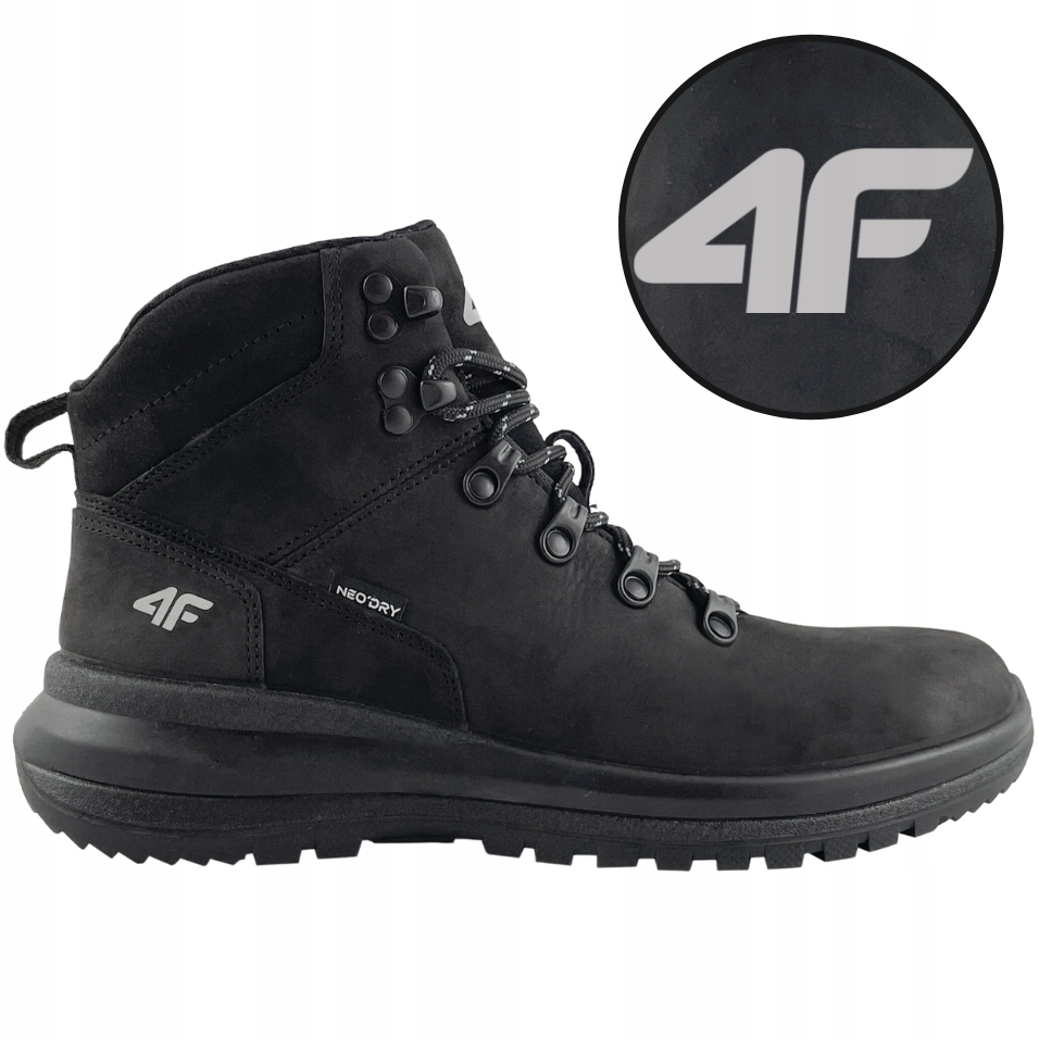 DAMSKIE BUTY 4F ZIMOWE TREKKINGOWE WODOODPORNE