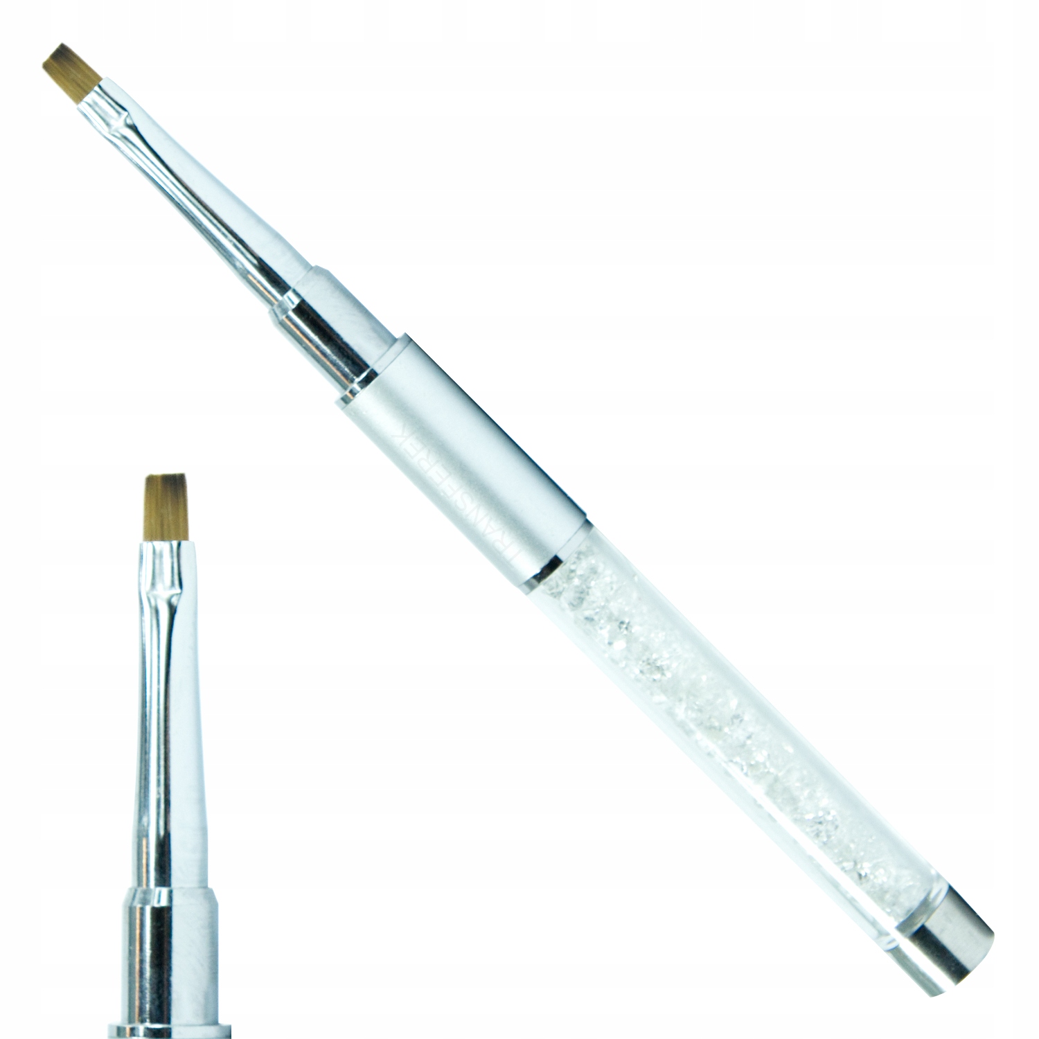 

Pędzelek Do Żelu Prosty Z Kryształkami #2