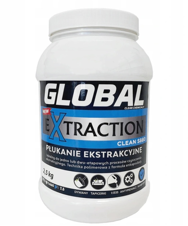 

Global Extraction Clean S880 2,5kg płukanie