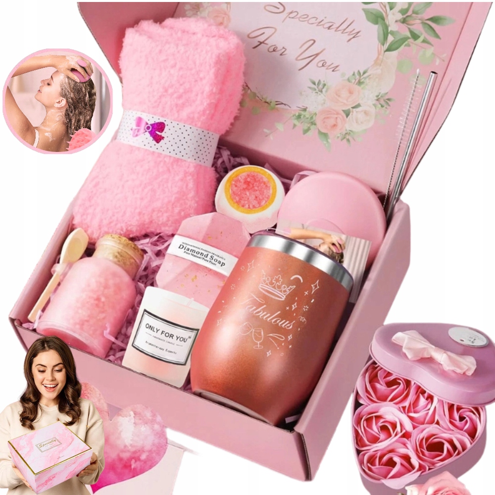 Luksusowy Zestaw Prezentowy Spa Zestaw Relaksacyjny dla Kobiety