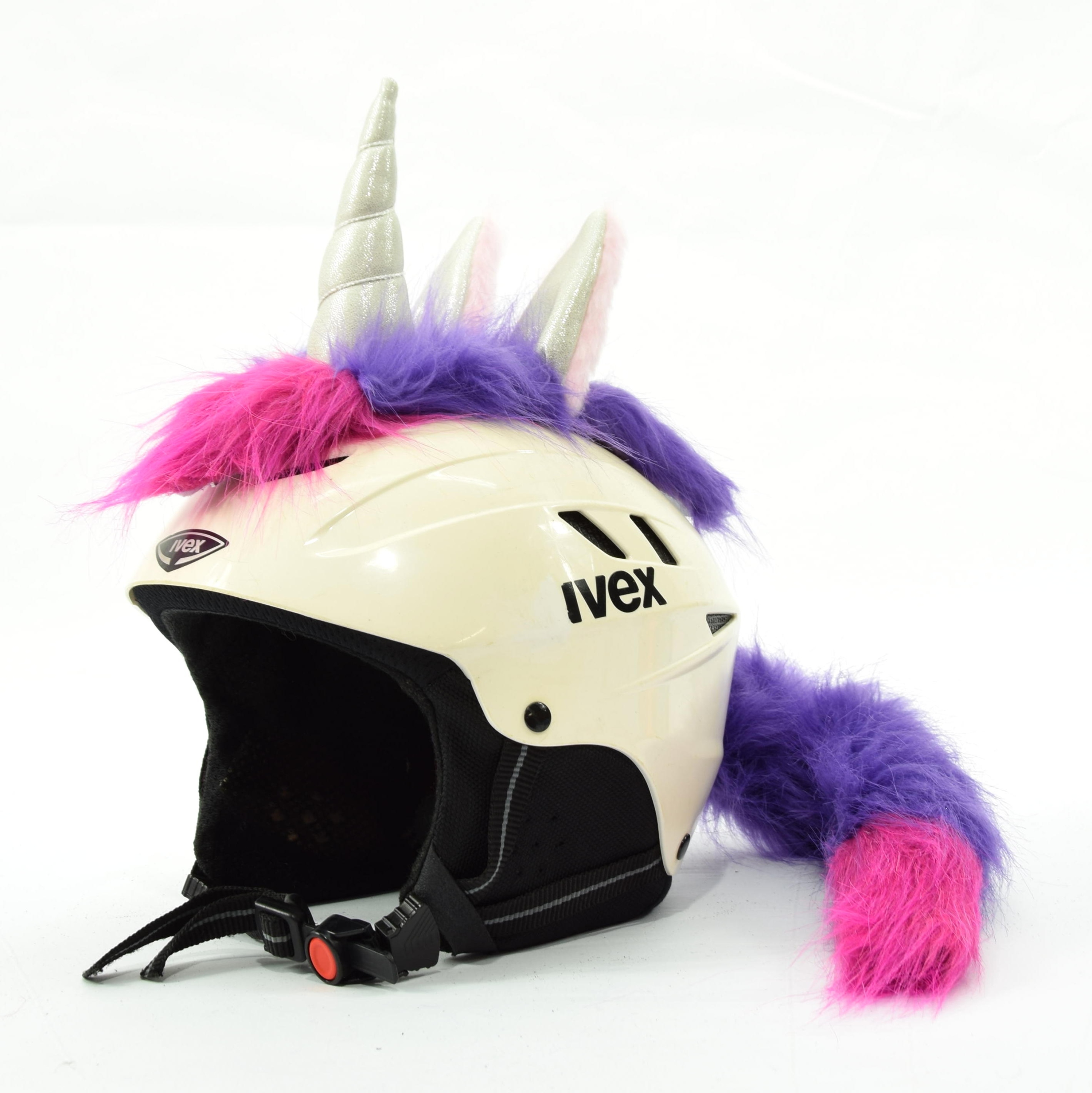 Ozdoba na kask narciarski naklejka Jednorożec