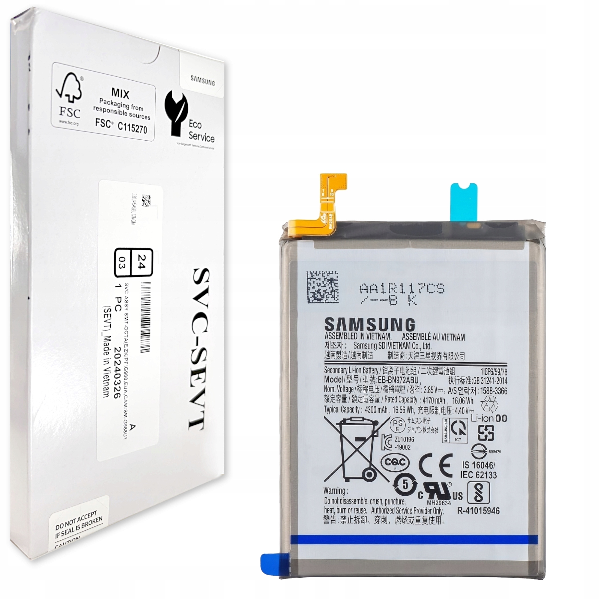 Oryginał Bateria EB-BN972ABU Samsung Galaxy Note 10 Plus 5G