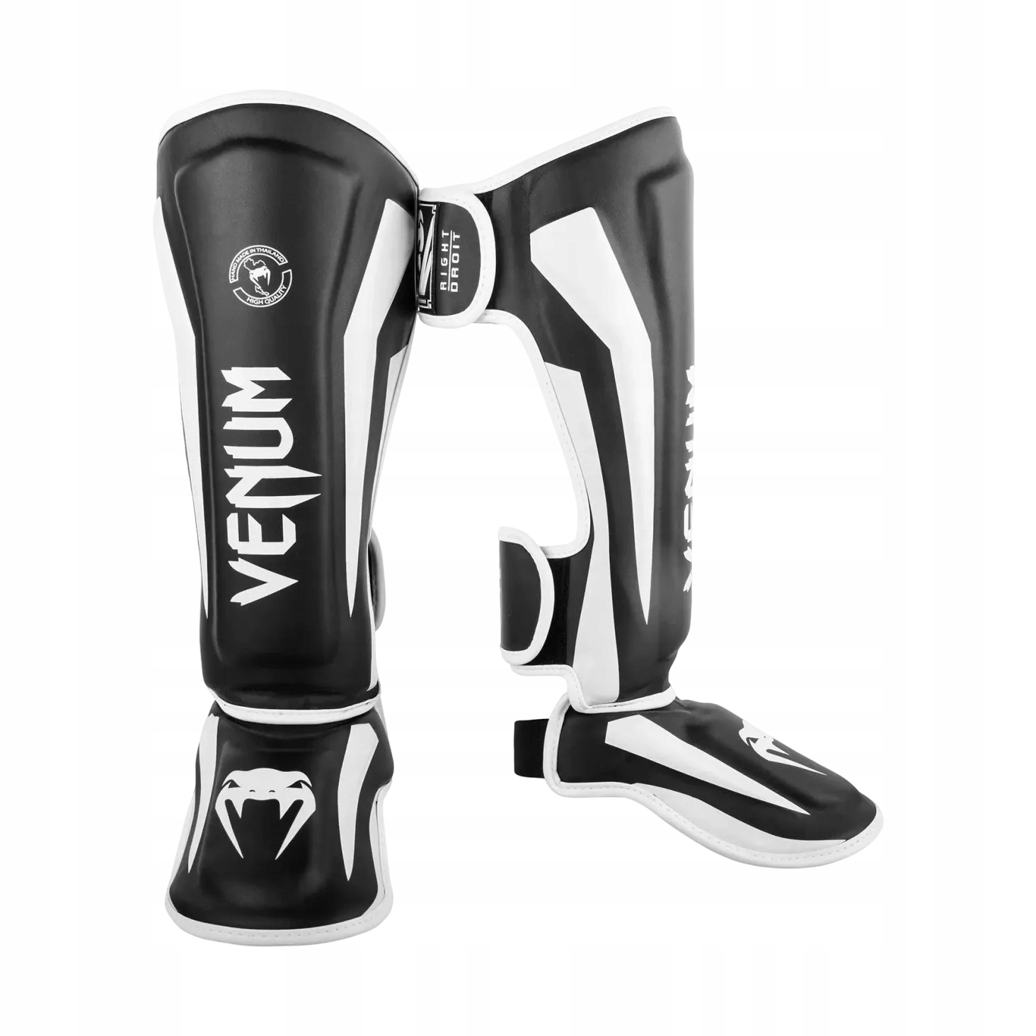 chrániče holeně a chodidla venum elite L Černá/bílá
