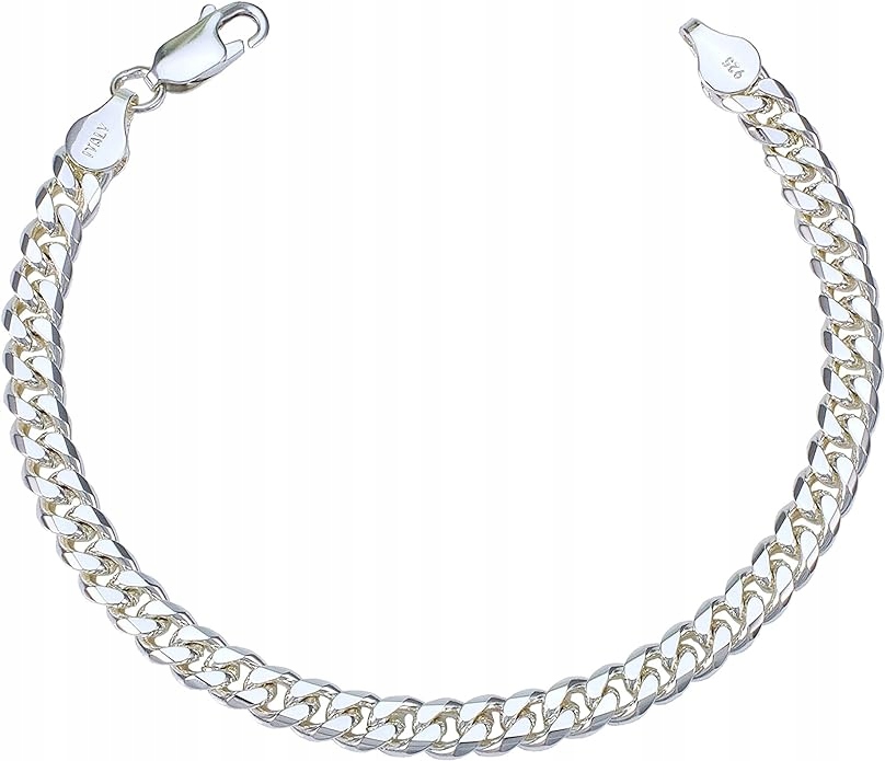 Stříbrný pancířový náramek 21 cm diamantový pánský na Valentýna