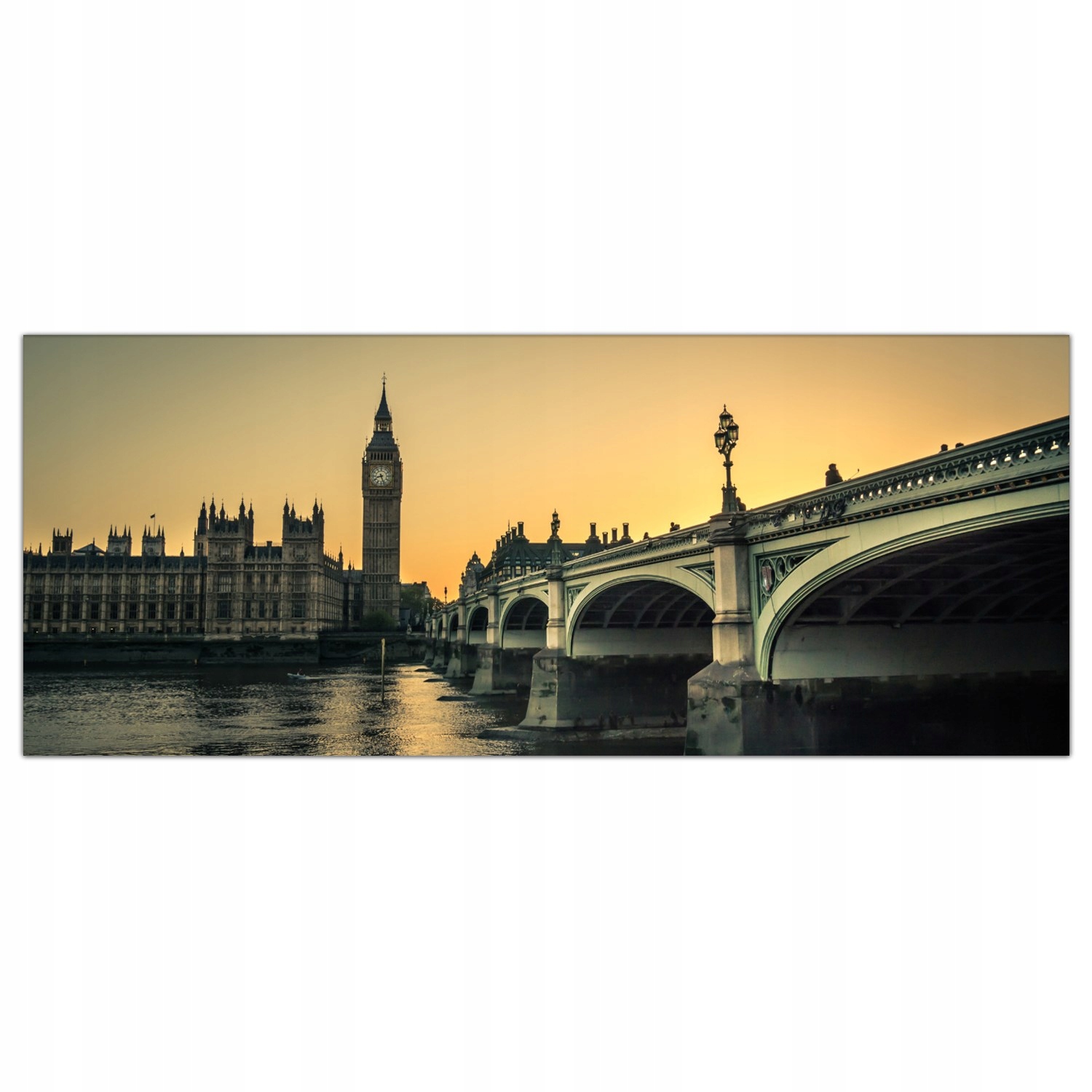 

Hartowany Obraz Szklany Big Ben Parlament 125x50