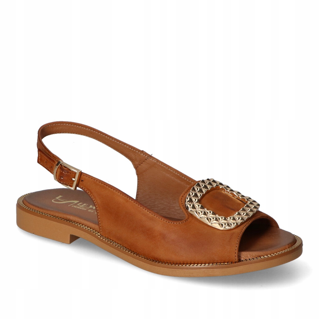 Sandály Lewski 3230/Z Camel přetíratelné 38