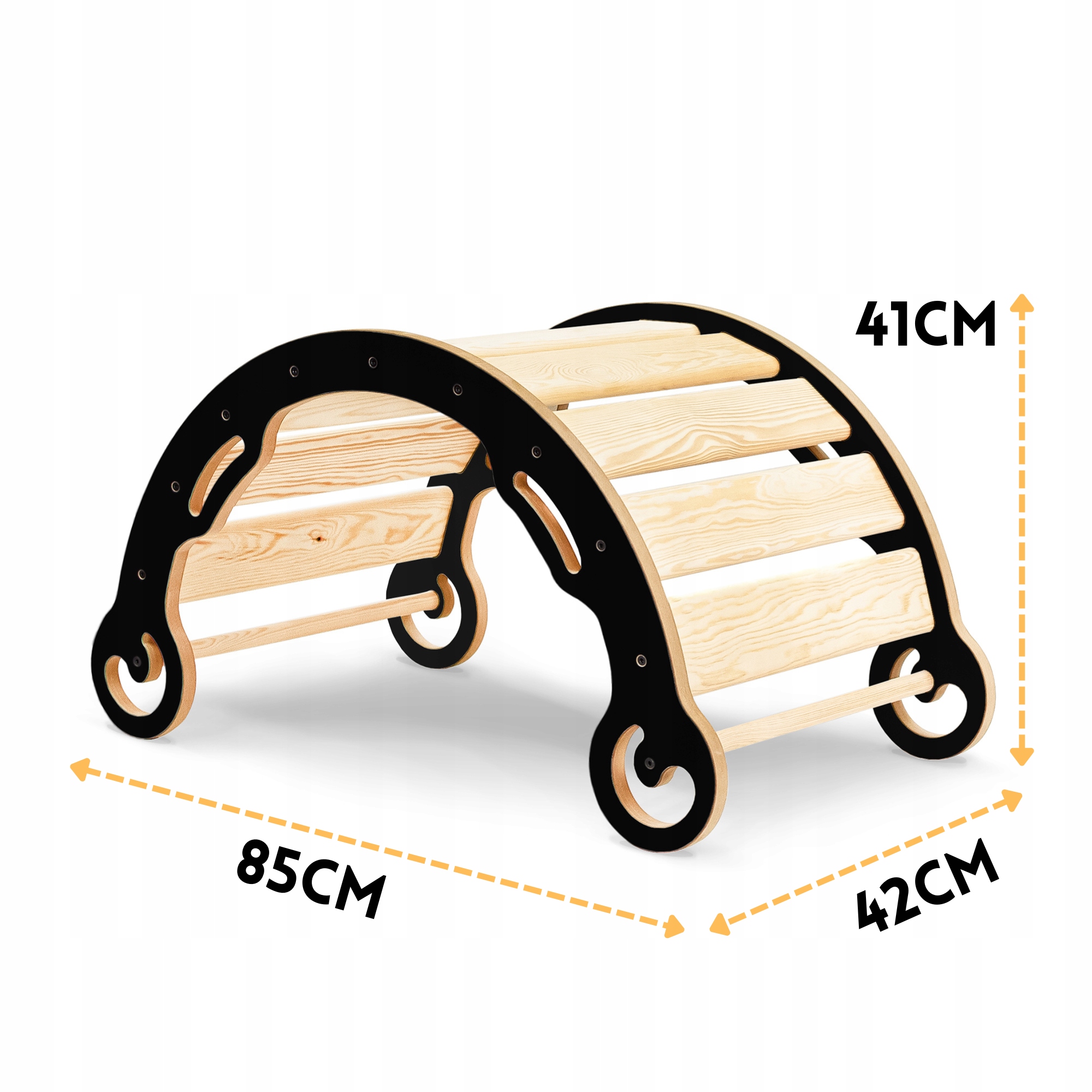 Bujak Montessori drewniany dla dzieci z poduszką 2w1 Wiek dziecka 9 m +