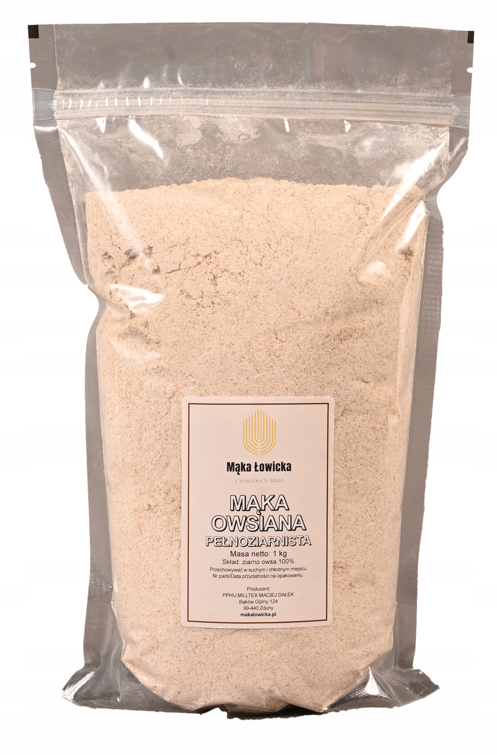 Levně Spižírna Łowicka Ovesná mouka 1 kg