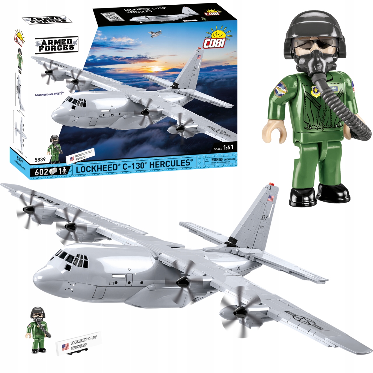 

Cobi 5839 Lockheed C-130 Hercules Klocki Samolot