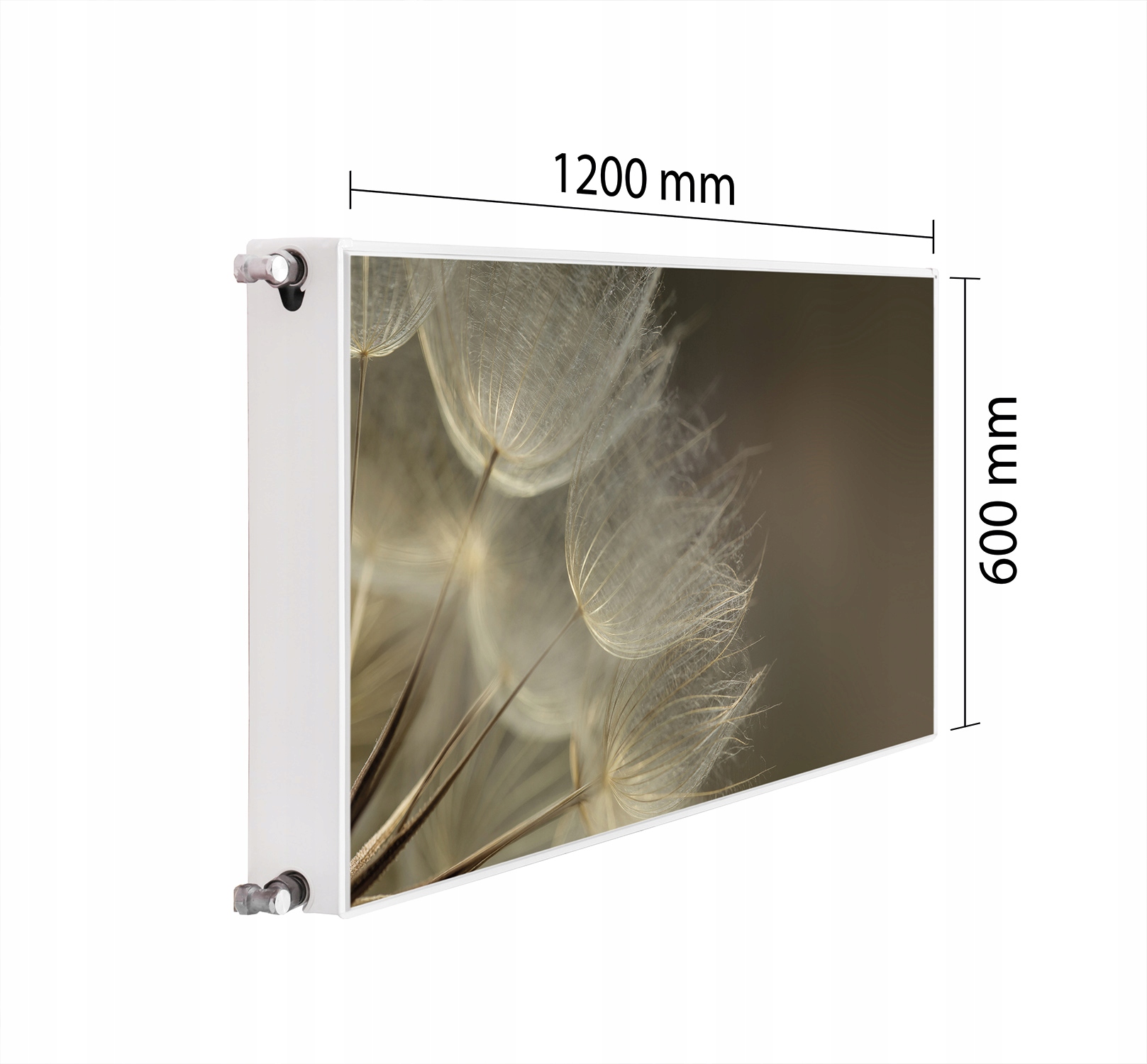 Maskovací Kryt Radiátoru 120x60 Pampeliška Podložka Magnet