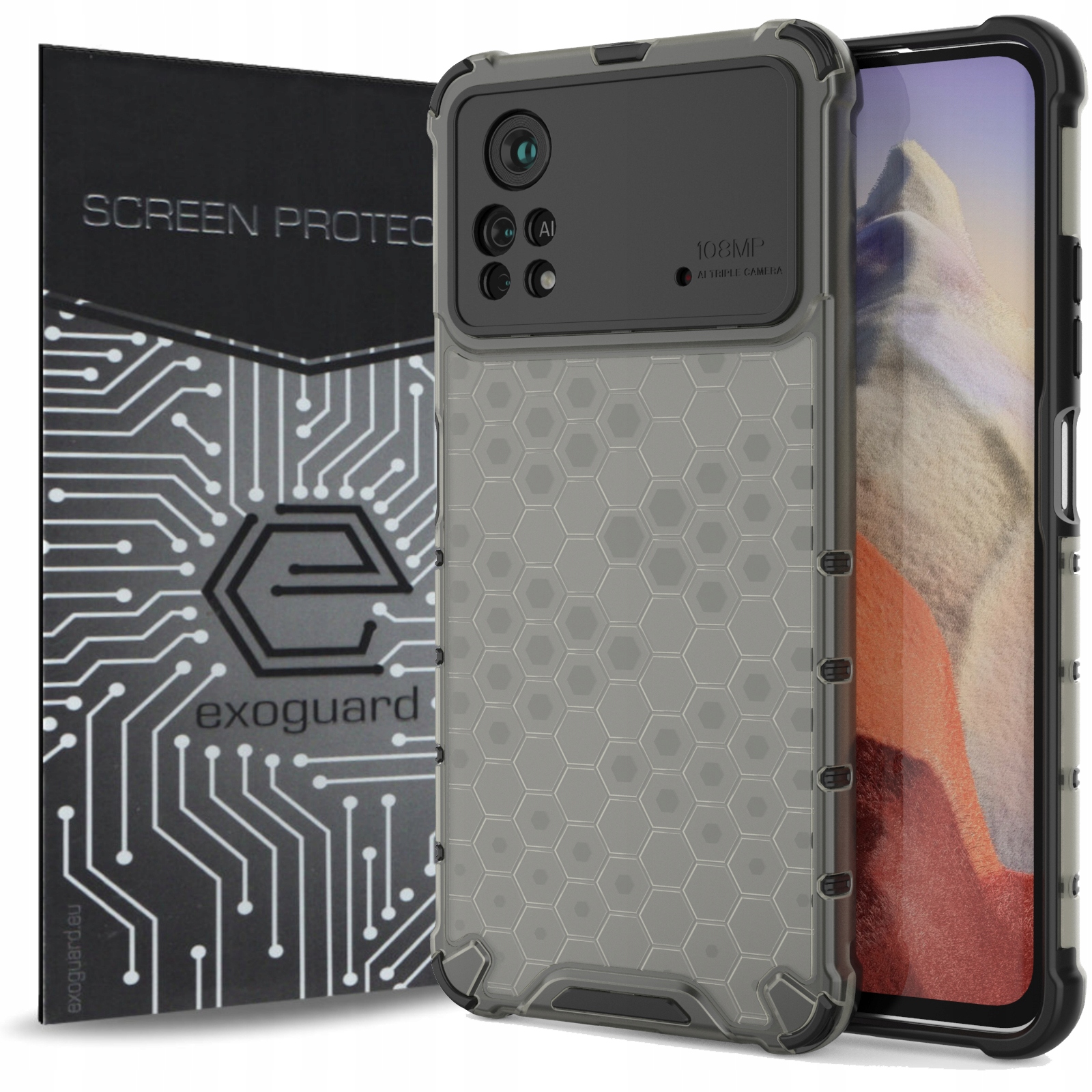 

Case Etui Obudowa+szkło do Xiaomi Poco X4 Pro 5G