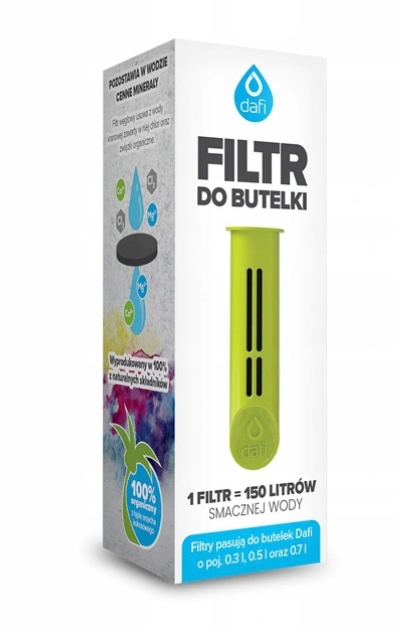 Filtr do butelki Dafi 1szt Seledynowy EAN (GTIN) 5902884104070