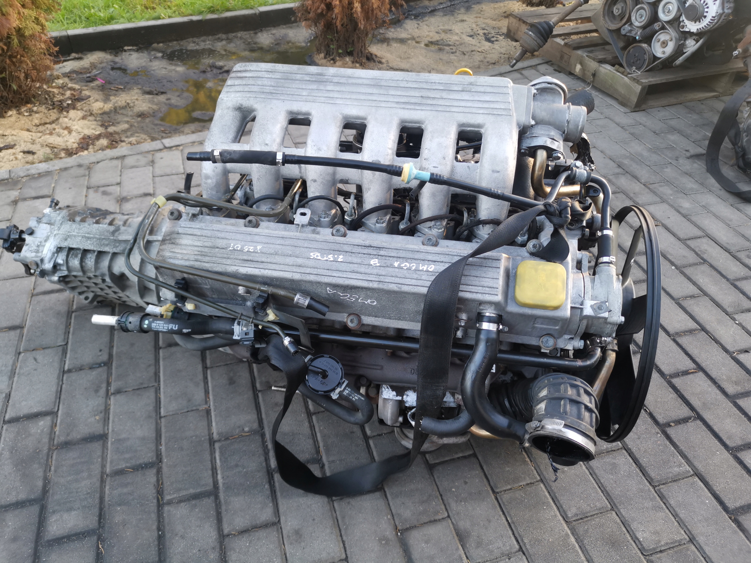 Двигатель комплектный opel omega b 2.5 td tds