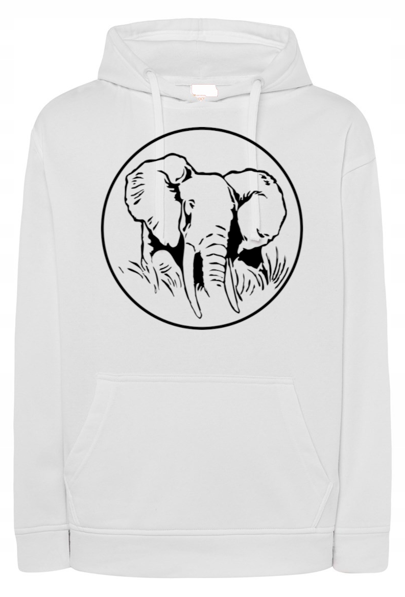 Pánská mikina s potiskem zvíře Slon r.XS