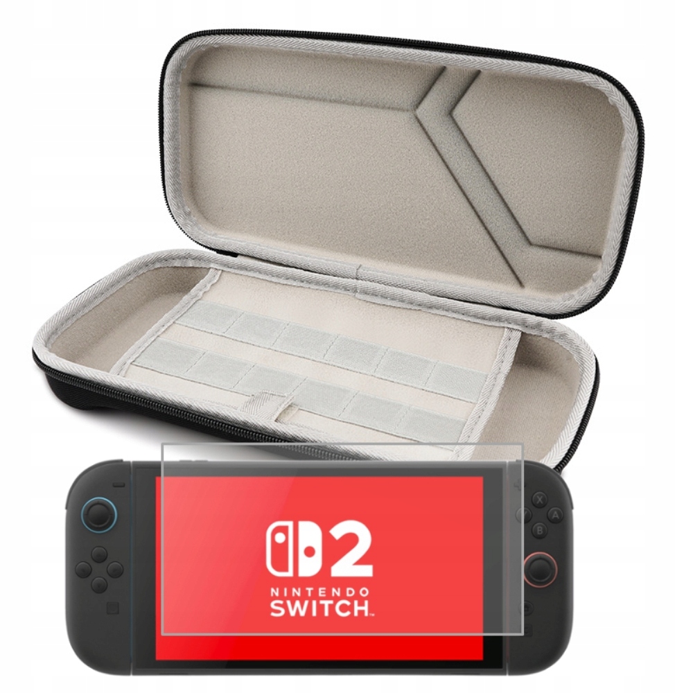 IRIS Zestaw: Pokrowiec etui ochronne na konsolę Switch 2 + szkło na ekran