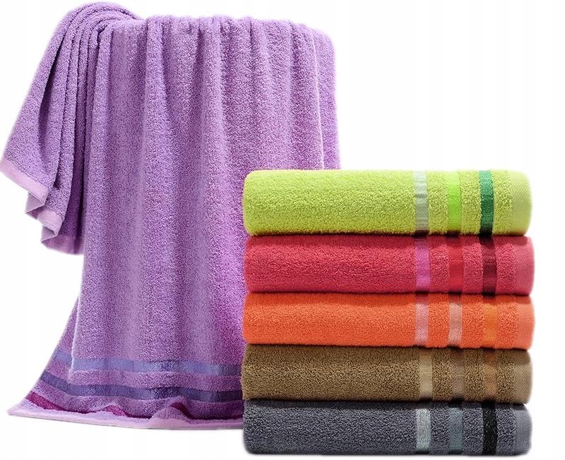 

Przyjemny Ręcznik Frotte kąpielowy bawełna 70x140