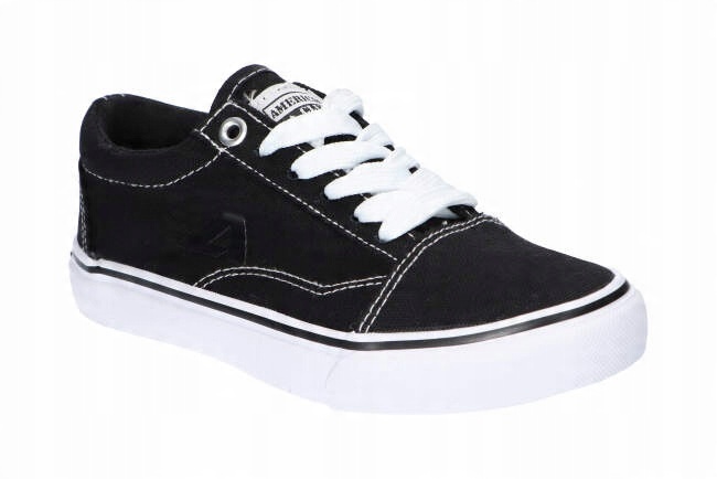 

American Club LH53 Trampki Tenisówki Czarne 34