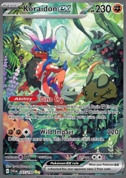 Pokemon Scarlet and Violet - Full Art Miriam Ultra Rare 238/198 & Koraidon  EX Gold Full Art Hyper Secret Rare 254/198 Cards - Catawiki
