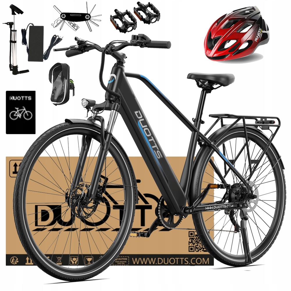 Duotts C29 Lite Rower Elektryczne 36V 13AH 250W 25km/h 65km 27.5“ Miejskie