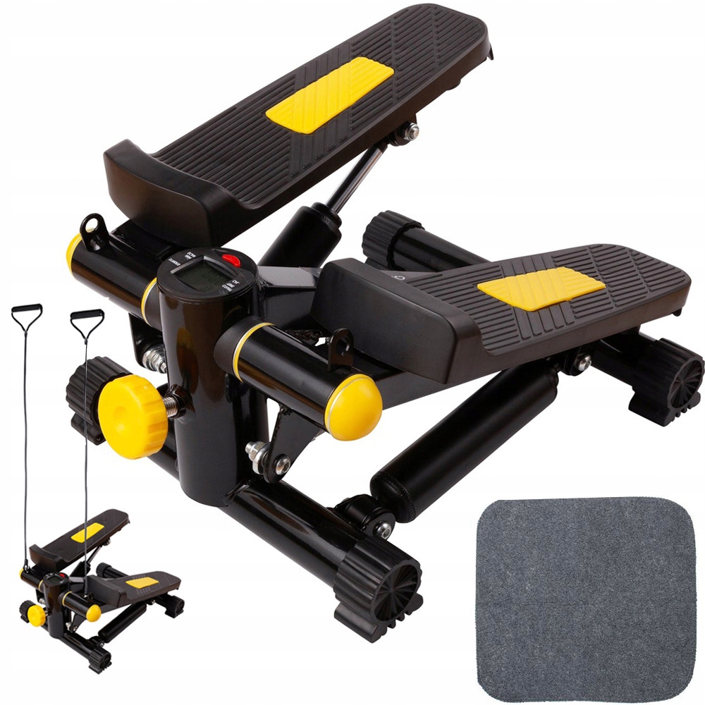 Regulowany stepper obrotowy LCD z rozciągliwymi linkami do 100 kg