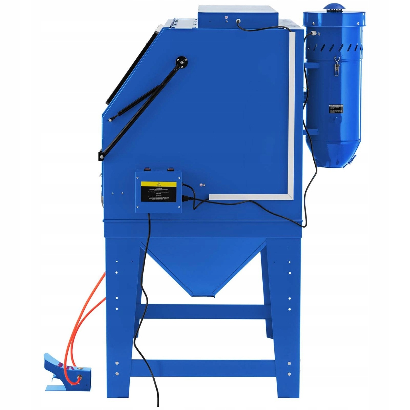 MASZYNA DO PIASKOWANIA PIASKARKA 990L PEDAŁ NOŻNY Pojemność 990 l