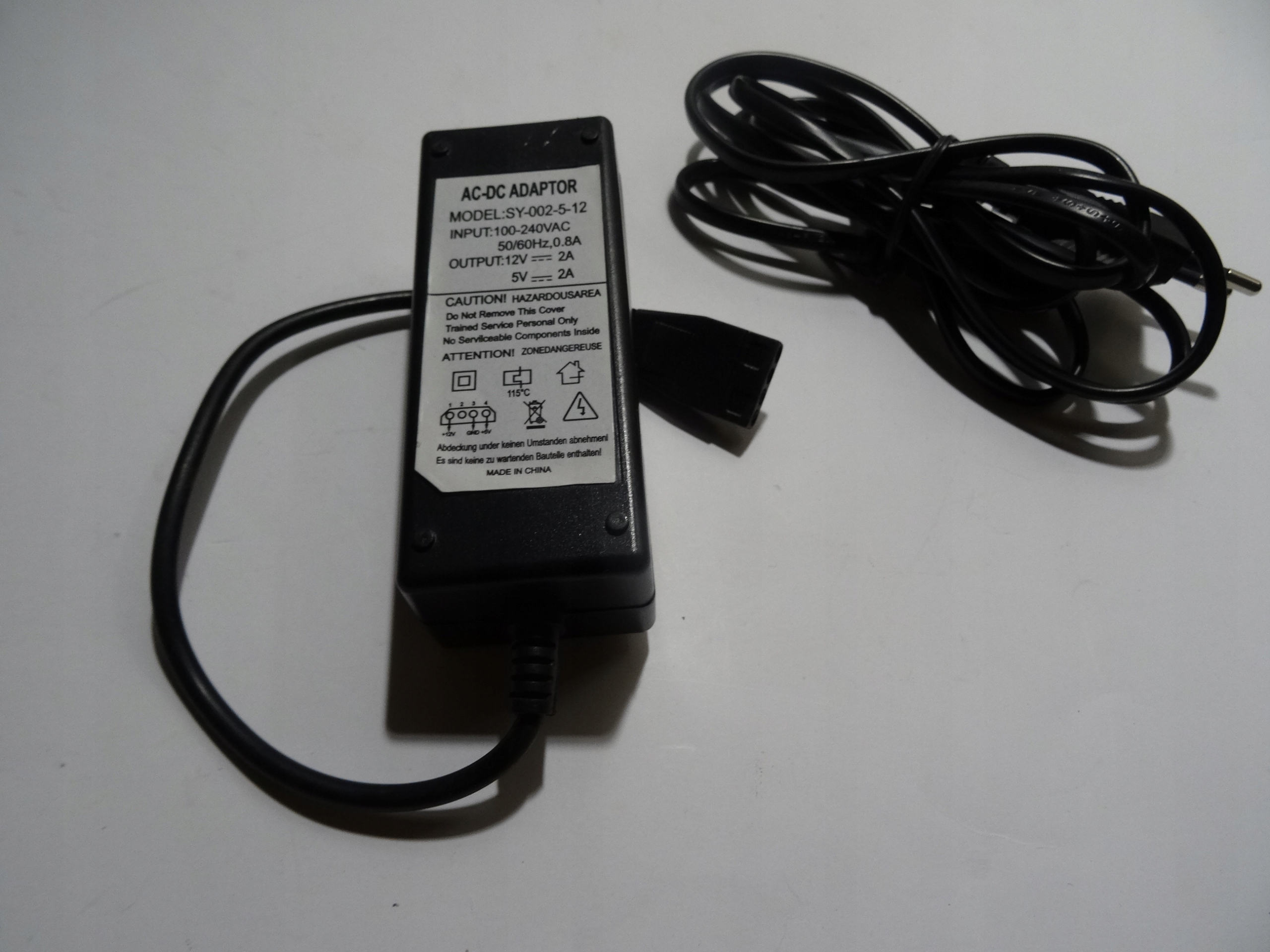 Купить Блок питания AC-DC ADAPT0R SY-002-5-12 12В/5В 2А 4контакта ...
