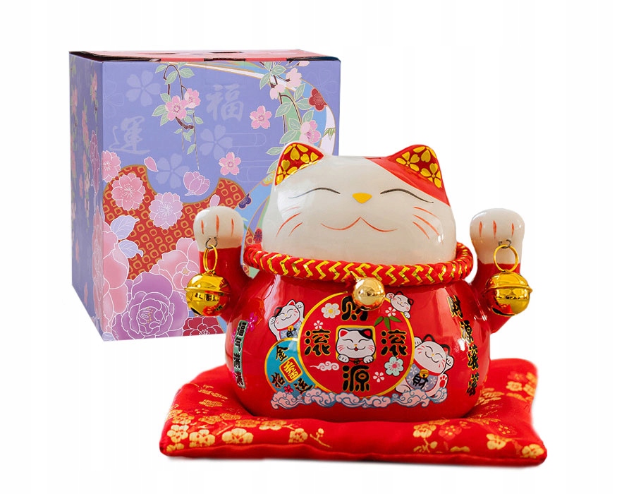 

Skarbonka Kot Szczęścia Maneki-neko Chiński Kotek