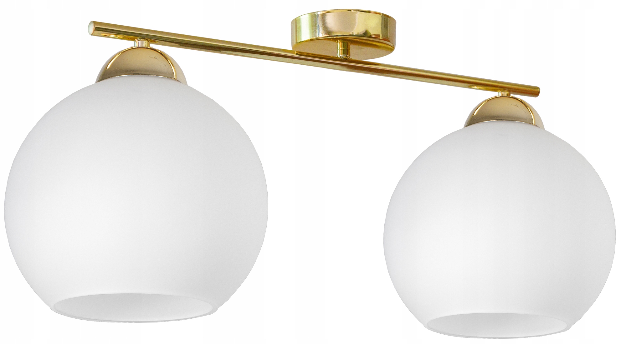 

Lampa Wisząca Sufitowa Żyrandol Złota Kule Led