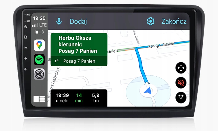 Škoda Superb 2 Android Carplay Rádio Navigace 8GB/128GB Dsp