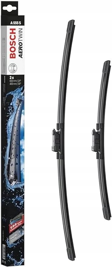 Wycieraczki Bosch Aerotwin A555S 600/400mm 60+40cm kpl. 2 sztuki