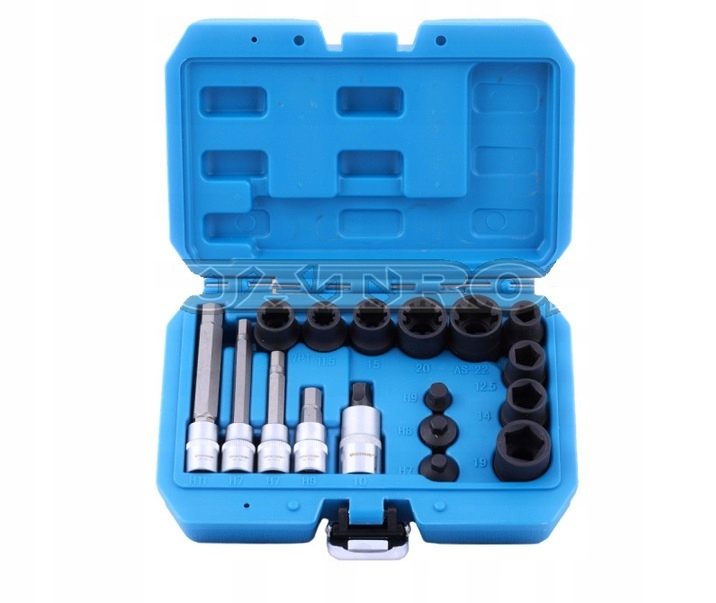 ZESTAW KLUCZY DO ZACISKÓW HAMULCOWYCH 17 SZT. VW