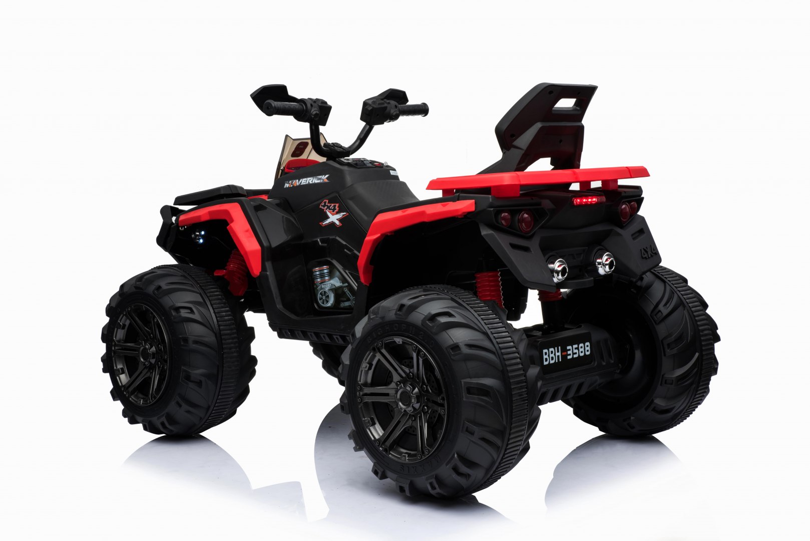 MEGA WIELKI QUAD MAVERICK Z NAPĘDEM 4X4, AMORTYZAT Marka Super-Toys