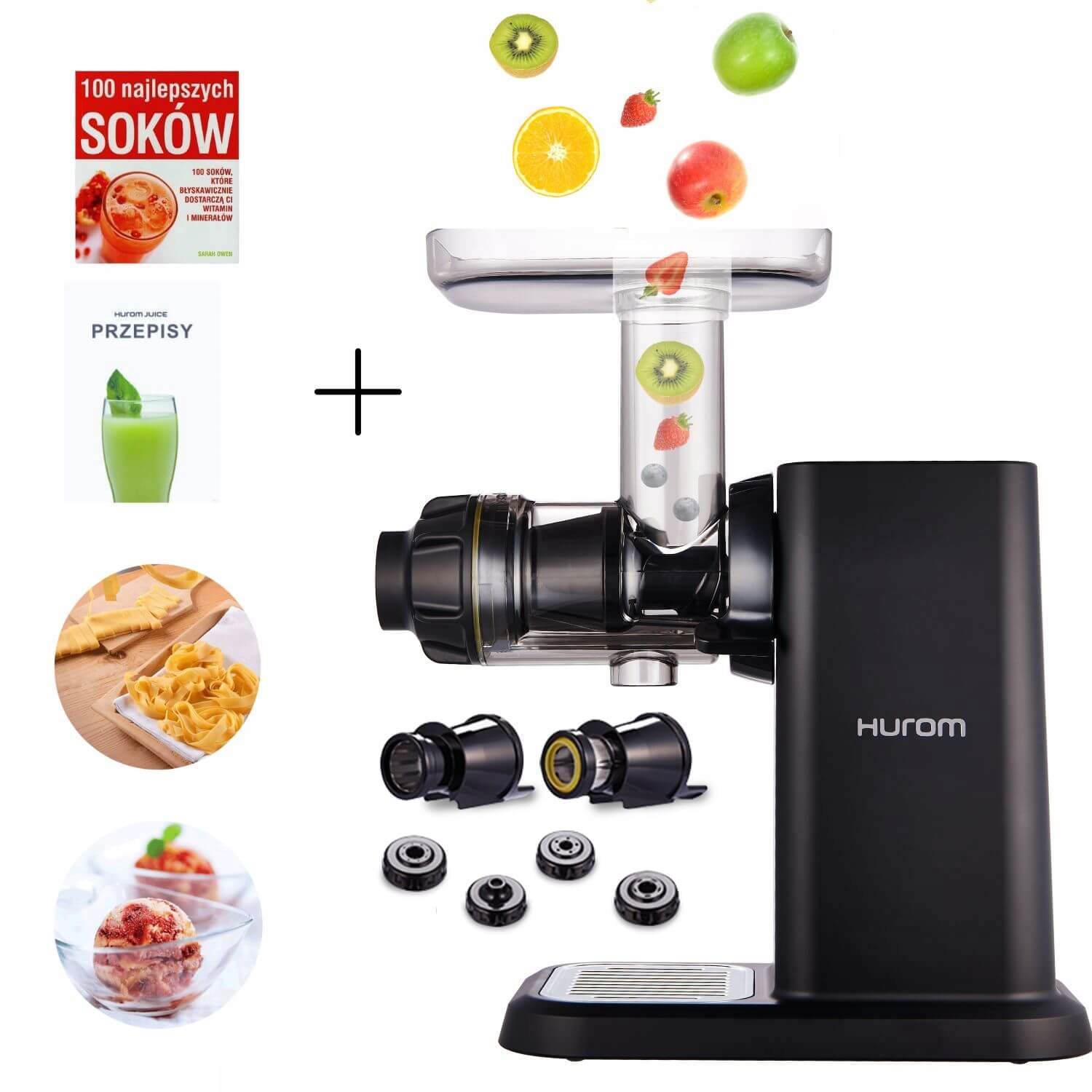 WYCISKARKA WIELOFUNKCYJNA HUROM DU do warzyw sokow