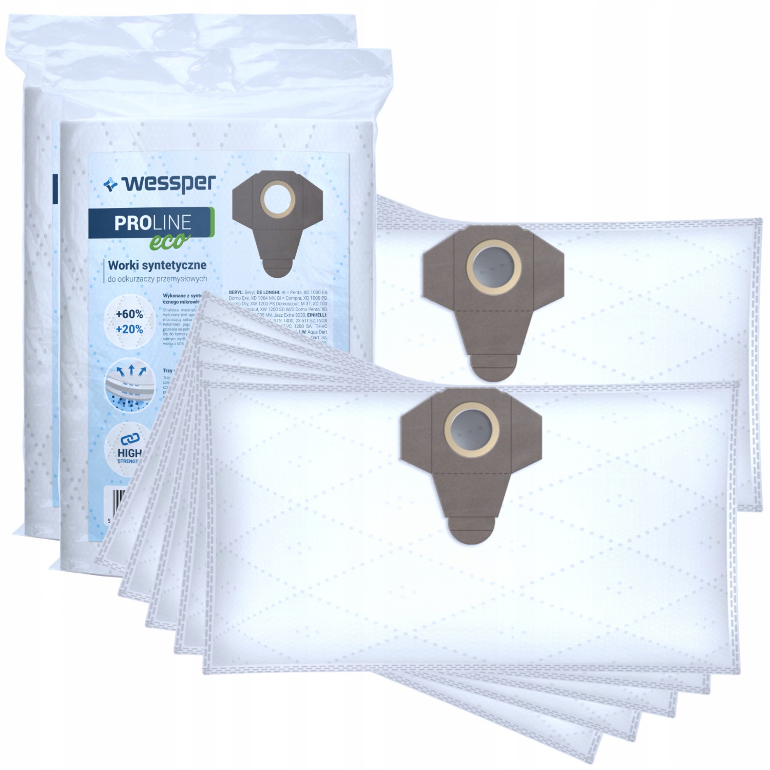 Worki do odkurzacza Parkside PWD PNTS PWS 10szt.