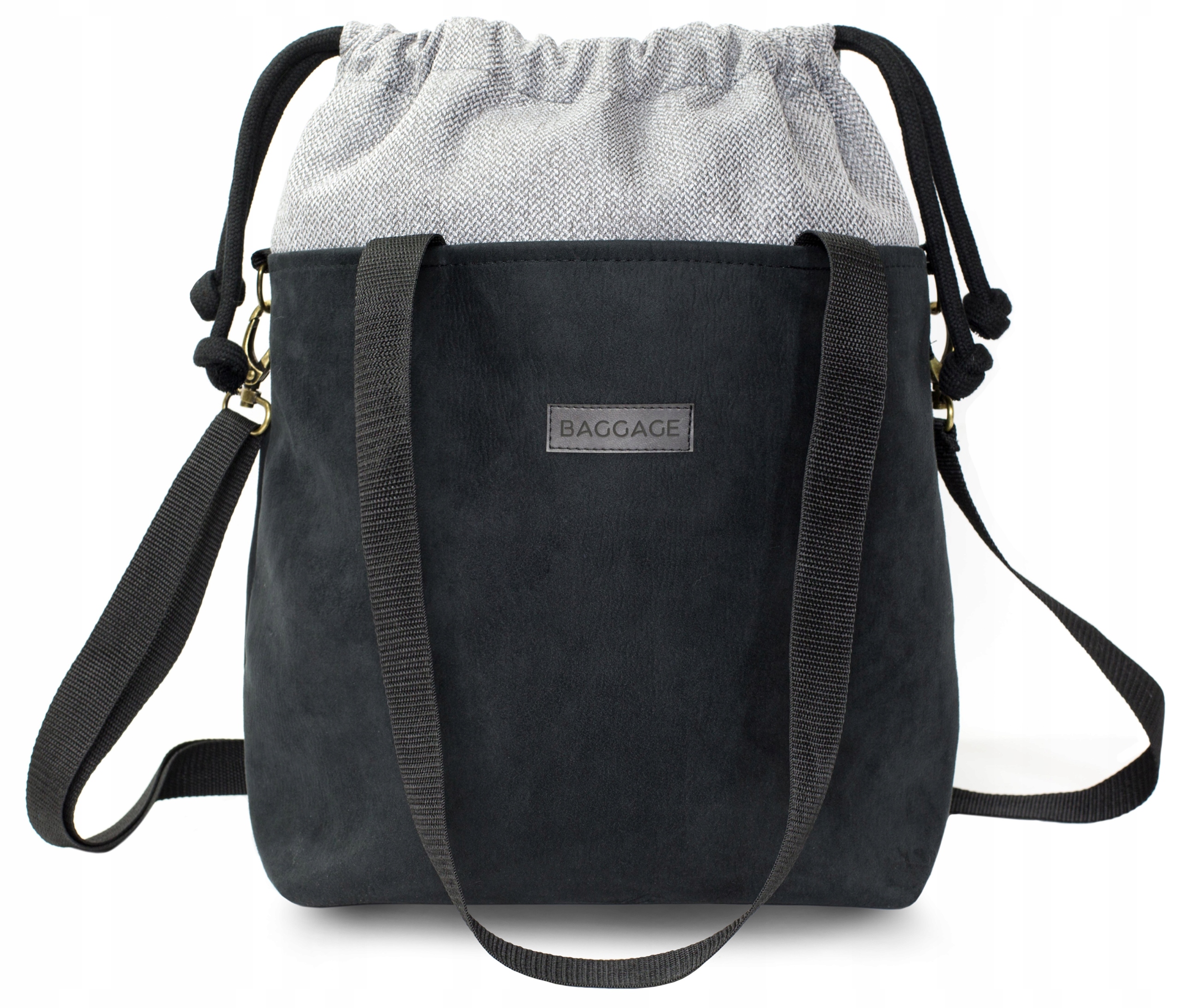 

Torba Do Wózka Baggage Skóra Zamsz Czarna