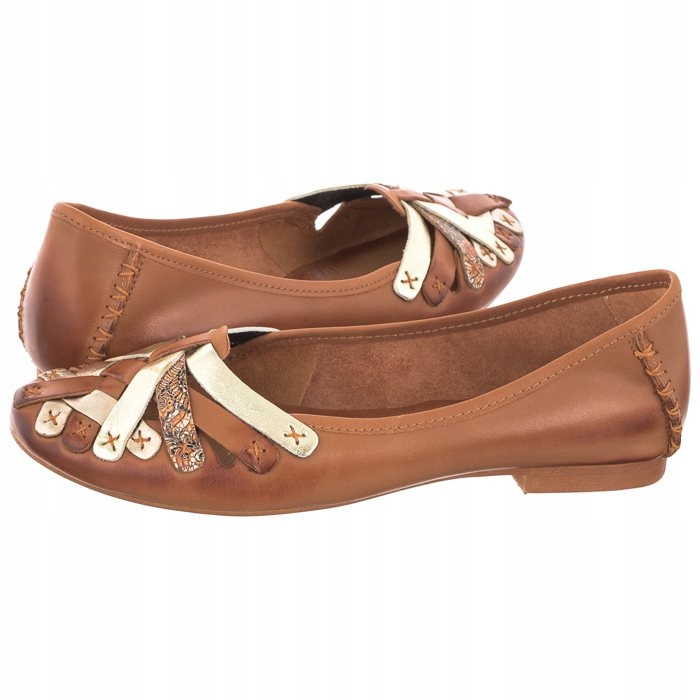 Dámské boty Baleríny Maciejka Rudé 01358-46/00-0