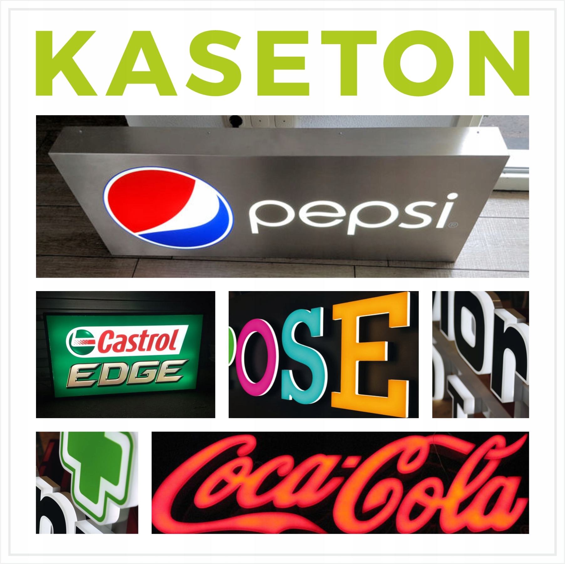 KASETON REKLAMOWY LED 150x50 cm + PROJEKT,WARSZAWA Rodzaj jednostronny